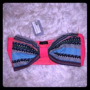 Bow bandeau top